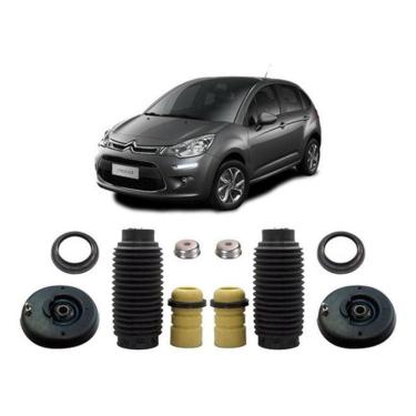 Imagem de Par Kit Batente Amortecedor Dianteiro Citroen C3 2019 2020