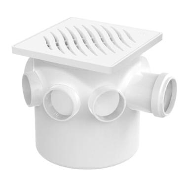 Imagem de Caixa Sifonada Tigre Quadrada Branco 150x150x50mm