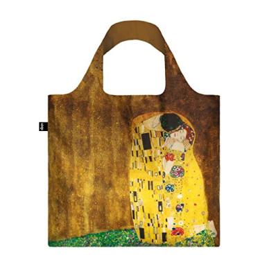 Imagem de LOQI Bolsa de compras reutilizável GK.KI Museum Klimt "The Kiss", Ouro (o beijo), 50cm=19.68''