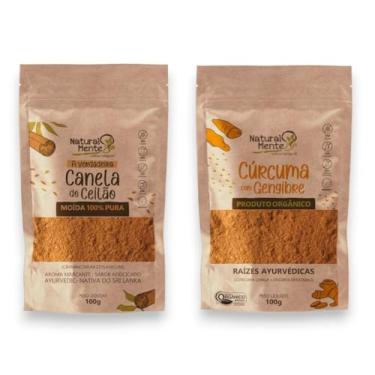 Imagem de Combo Canela do Ceilão em Pó + Cúrcuma com Gengibre Orgânico em Pó