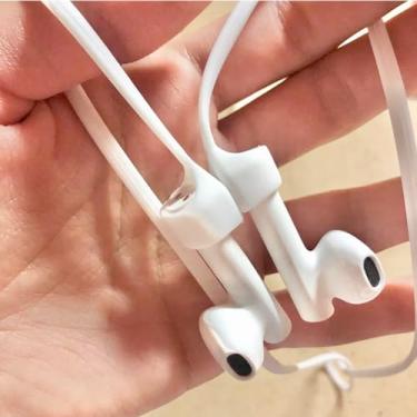 Imagem de Cordão Fone Compativel Para AirPods 1 2 3 Pro Max Strap Segurar Fone Bluetooth (Branco)