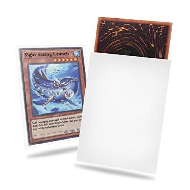 Imagem de White Yu-gi-oh Card Sleeve 200 Pack, Japanese Small Card Sleeves Photocard Sleeves 62x89mm, Back Textured Perfect Shuffling, Protect Your Japanese Sized Trading Cards Kpop Photocard Never Tear