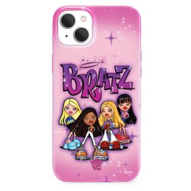 Imagem de VELVET CAVIAR Capa Bratz para iPhone 15 Plus - Compatível com MagSafe - Testado contra quedas de 3 metros - Rosa, Airbrush Angels