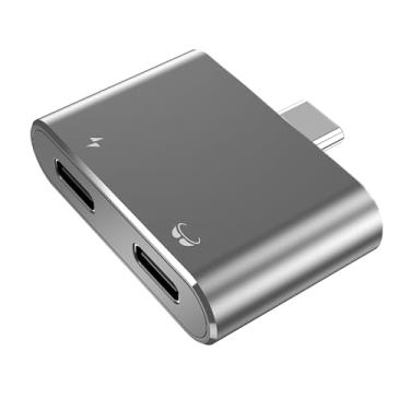 Imagem de KIHENG Hub de óculos inteligente USB C para AR, use durante o carregamento, carregamento rápido de 100 W, adequado para switch 1/OLED, Steam Deck, iPhone 17-15 e óculos RayNeo/Rokid/Xreal AR 4K@60Hz