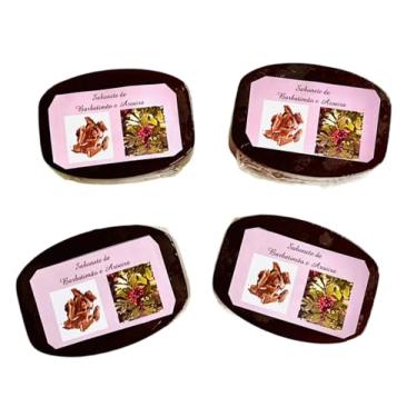 Imagem de 04 Sabonetes Artesanais e Veganos de Barbatimão e Aroeira, 50g