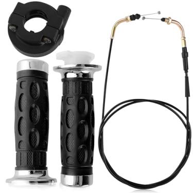 Imagem de QAZAKY Acelerador de acelerador de torção para guidão GY6 Pit Dirt Pocket Bike Scooter ATV Quad Buggy Moped 50cc - 80cc 90cc 110cc 125cc 150cc 139QMB 1P39QMB 152QMI 157QMJ 7/8" 22 mm guidão
