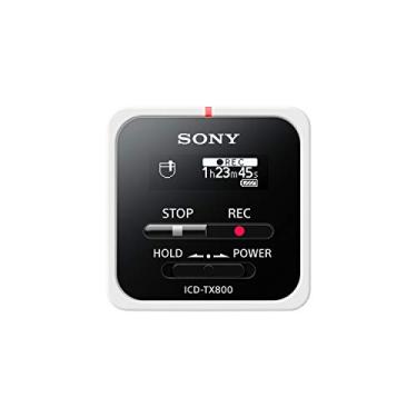Imagem de Sony Gravador de voz digital TX800 com controle remoto (ICD-TX800/W), preto, modelo: ICDTX800/W