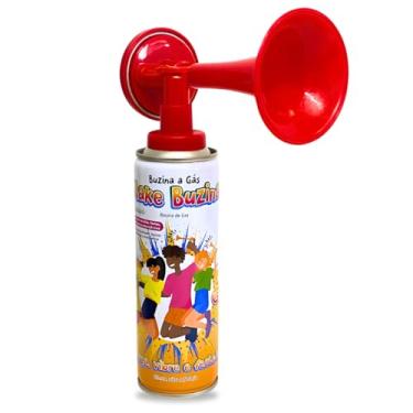 Imagem de Buzina À Gás Corneta Susto Super Alta Marítima Vuvuzela Spray Sinalizador Tubo Carnaval