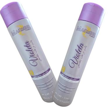 Imagem de Kit 2 Condicionador Violeta Mairibel P/Cabelos Loiros E Grisalhos