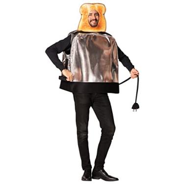 Imagem de Toaster Costume Kitchen Appliances Broiler Fryer Oven Roaster Grill Toasted Toast Dress Up Cosplay Party Costumes, Adult One Size