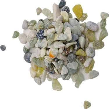 Imagem de LIFEBESTONE Cascalho de aquário verde para cascalho de aquário de peixes, rochas para substrato de aquário, rocha para plantas internas, cascalho de ervilha para paisagismo, seixos para plantas,
