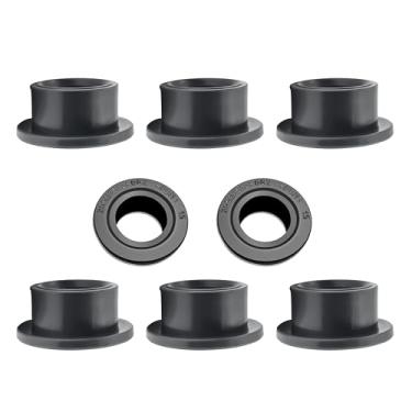 Imagem de Ctuoptuo Pacote com 8 rodas de rolo para prateleira inferior WD12X26146, WD12X10435, AP6989036 compatível com GE WD28X27241, WD12X10438, WD12X10439, WD12X10446 kit de suporte e rolo para lava-louças