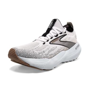 Imagem de Brooks Tênis de corrida feminino Glycerin Stealthfit 21 Neutral, Branco/cinza/preto, 41