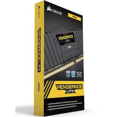 Imagem de Memória Corsair Vengeance LPX - 16GB(2x8GB), DDR4, 2666Mhz, C16, Preto - CMK16GX4M2Z2666C16