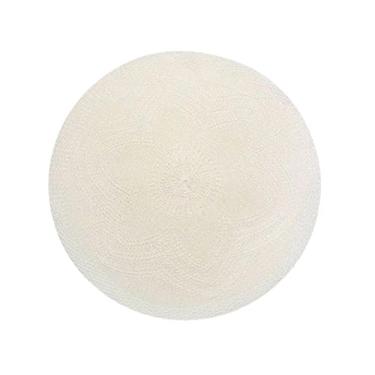 Imagem de Mimo Style Crochê Flor Lugar Americano, Branco (Off White), 38 x 38 cm