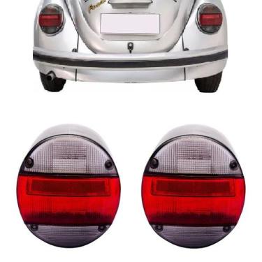 Imagem de Par Lente Traseira Fusca Fafá 1979/86 Itamar 1993/96 Fumê - Indcar