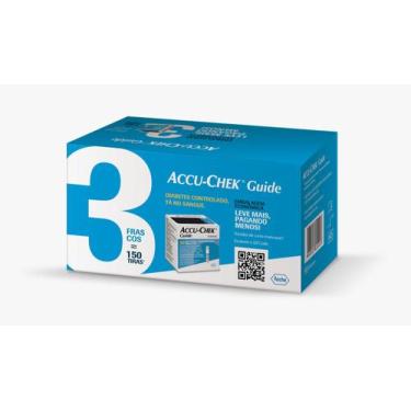 Imagem de Tiras Medidor Glicemia Accu Check Guide 150 Unidades - Accu-chek