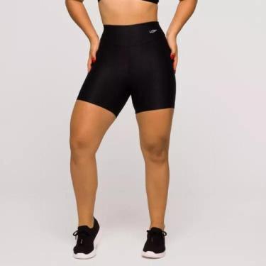 Imagem de Short Fitness Feminino Academia Poliamida Básico Treinos - LOT FITNESS