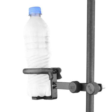 Imagem de Suporte Clamp C4 Ask Apoio Garrafa Latinha Copo Em Pedestal Cor Preto