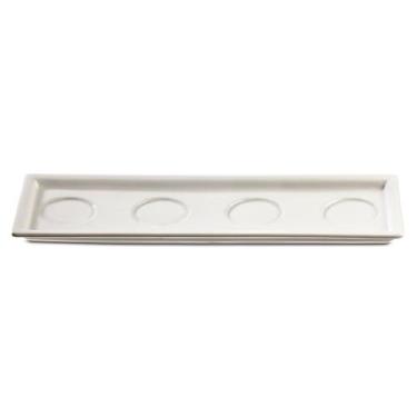 Imagem de Bandeja Porcelana Finger Food - 29 X 9,5 Cm - Mãos e Arte 