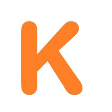 Imagem de Letras em EVA Alfabeto Laranja - 14cm - Extra Festas, K