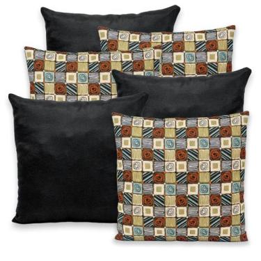 Imagem de Kit 6 Capas de Almofada c/ Zíper 40x40cm Gorgurinho - Rafaloro Enxovai