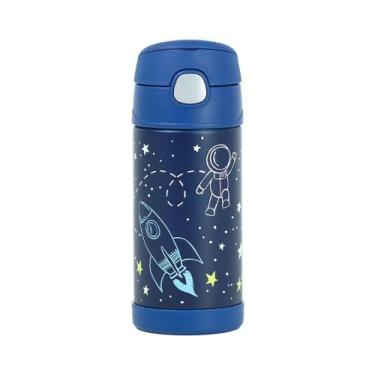 Imagem de Garrafa Garrafinha Térmica Infantil Thermos 355Ml Astronauta