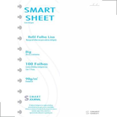 Imagem de Refil Caderno Inteligente Discos 90g 100 Folhas Liso Grande - Best