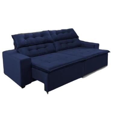 Imagem de Sofá Concept 2,50 metros Retrátil e reclinavél com Molas Suede Light A