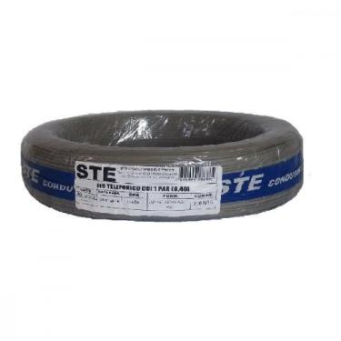 Imagem de Fio Telefone 1 Par Cci Ste Cinza 200M Pr 671 - STEEL CABLE