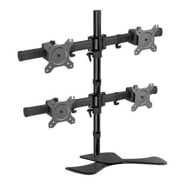 Imagem de Suporte para 4 Monitores de mesa Articulado 13" até 24" Sumay Sm400