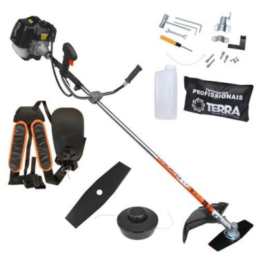 Imagem de Máquina de Cortar Grama Á Gasolina Terra GRH520 Profissional 52cc 2T 2