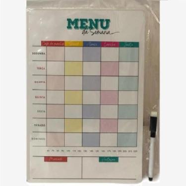 Imagem de Imã Lousa Magnética Planner Quadro Porta Recados p/ Geladeira - Equipe