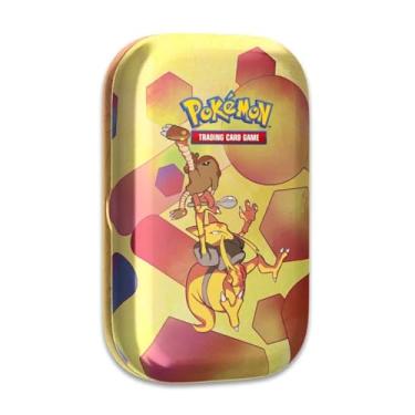 Imagem de Pokémon TCG: Scarlet & Violet—151 Mini Tin – Kadabra and Hitmonlee (2 Booster Packs, 1 Coin & 1 Art Card)