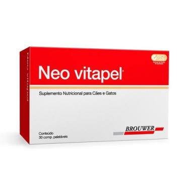 Imagem de Suplemento Nutricional Neo Vitapel para Cães e Gatos 30 Comprimidos - 