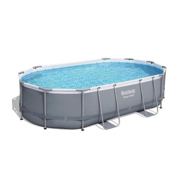 Imagem de Piscina Estrutural Oval 10.949L com Filtro 110V Bestway
