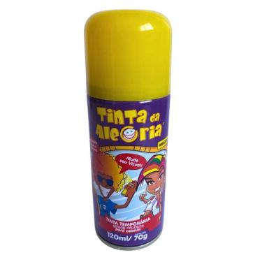 Imagem de Tinta Spray Temporária Para Cabelos Infantil Adulto Lavável - Linha da