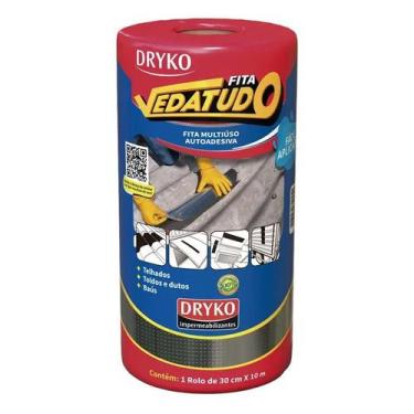 Imagem de Fita impermeabilizante alumínio 30cmx10m vedatudo dryko - DRIKO, 30cm