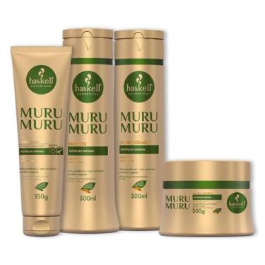Imagem de Kit Haskell Murumuru Sh Cond Masc 300ml e Leave in 150