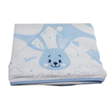 Imagem de Toalha Filhotes Toque Soft Minasrey Todos Modelos 3298,  Coelhinho Azu