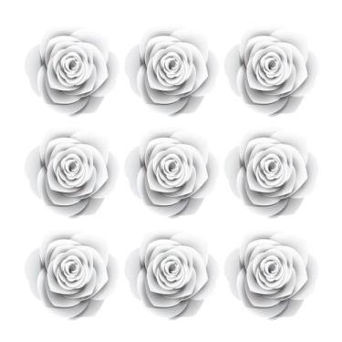 Imagem de Adesivo de Parede Infantil Rosas Quarto Menina Bebe - 176ir - Allodi