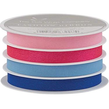 Imagem de The Gift Wrap Company Fita de ondulação de 4 canais, 9,5 mm (3/8"), pacote com 6, Baby Love