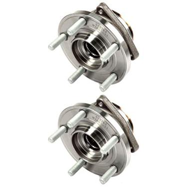 Imagem de SCITOO 513263 Novo cubo de rolamento de roda dianteira adequado 2007-2010 para Chrysler Sebring 5 pinos eixo kit de montagem do cubo do eixo W/ABS pacote com 2