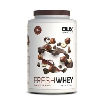 Imagem de Suplemento Alimentar em Pó Dux Fresh Whey 20g de Proteína Sabor Chocol