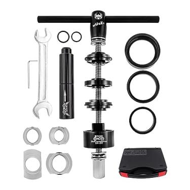 Imagem de Pegciuho Conjunto de Ferramentas de Instalação E Remoção de Suporte Inferior de Bicicleta, Ferramenta de Prensa de Rolamento para BB86 BB30, BB91, BB92 PF30, F, Preto