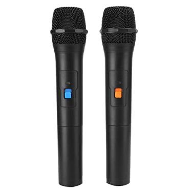 Imagem de Microfone, Universal USB Receber Handheld Mic Microfone Preto Para Cantar Microfone V16U Universal 2 Em 1 VHF Para Cantar, Festa Em Casa Karaoke (1 a 2)