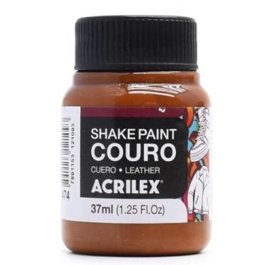 Imagem de Tinta para Couro Shake Paint Acrilex 37ml, 474 CASTANHO