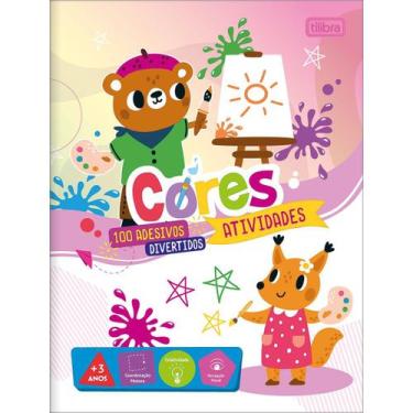 Imagem de Cartilha Adesiva de Atividades Aprender as Cores Tilibra