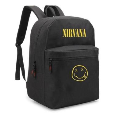 Imagem de Mochila Escolar Bolsa Nirvana Novidade Volta As Aulas - SEMPRENALUTA, 