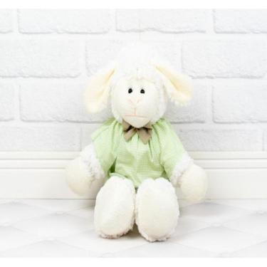 Imagem de Ovelha de pelucia fufy 22 cm  - shorts e camisa xadrez - CKD CONFECCOE